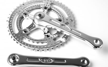 GRAND CRU DRILLIUM 110 FLUTED DOUBLE CRANKSET SILVER